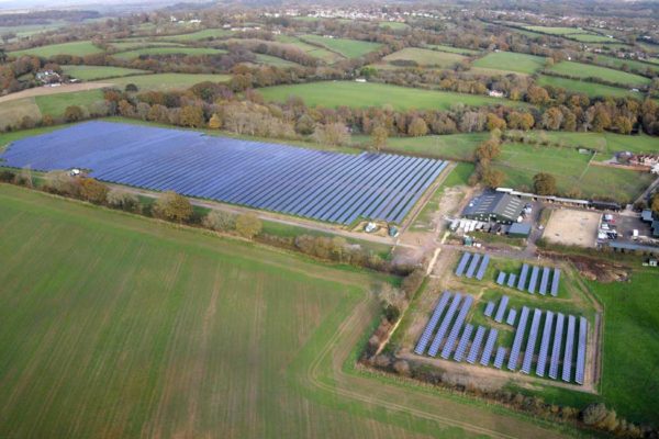 Redbridge solar park, Dorset, UK